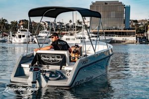 Volt 180 | Newport Beach Electric Boats Rental | Duffy | 2