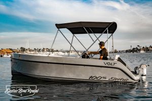 Volt 180 | Newport Beach Electric Boats Rental | Duffy