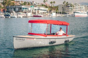Fantail 217 | Newport Beach Electric Boats Rental | Duffy