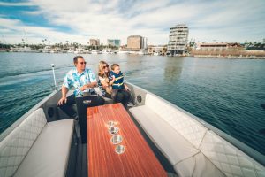 Volt 180 | Newport Beach Electric Boats Rental | Duffy | 5