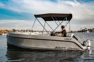 Volt 180 | Newport Beach Electric Boats Rental | Duffy