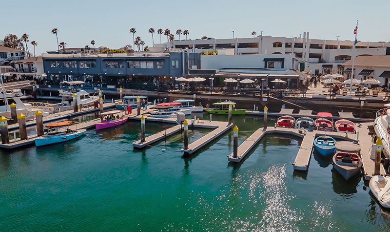 Electric Boat Rental Dock Lido Marina