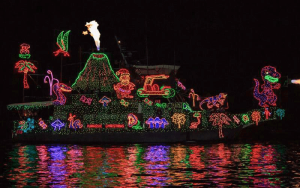 Christmas Boat Parade Newport Beach Lido marina