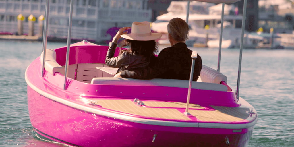 Pink Fantail 217 Ride In Lido Marina