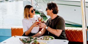 Dock & Dine in Newport Beach with Vision Electric Boat Rental